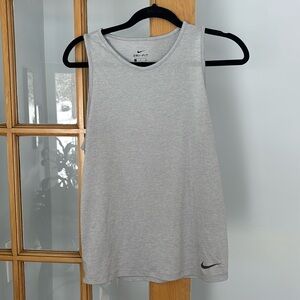 Like new Nike dry fit tank grey